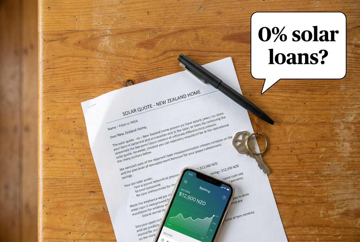 Solar Finance NZ: Green Loans Compared (2026)